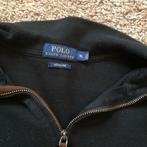 Ralph Lauren Polo black quarter zip